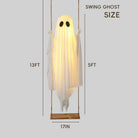 Size of the ghost on the swing