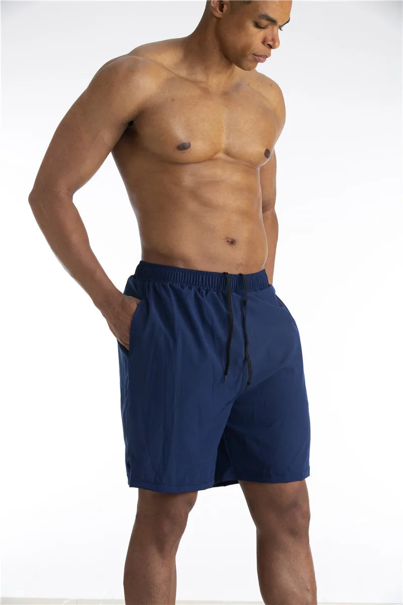 2-in-1 Shorts | Pockets | Workout | Running Shorts | Men's Shorts-Sportbroek man-Chaps London-Chaps London