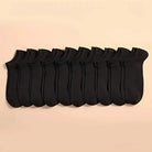 Ankle Socks | Low Cut | Breathable | Set of Socks | Men's Socks-Chaps London-Black-One size-Chaps London