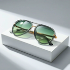 Aviator Sunglasses - Men's Double Bridge Metal Temples-Sunglasses-Chaps London-Chaps London