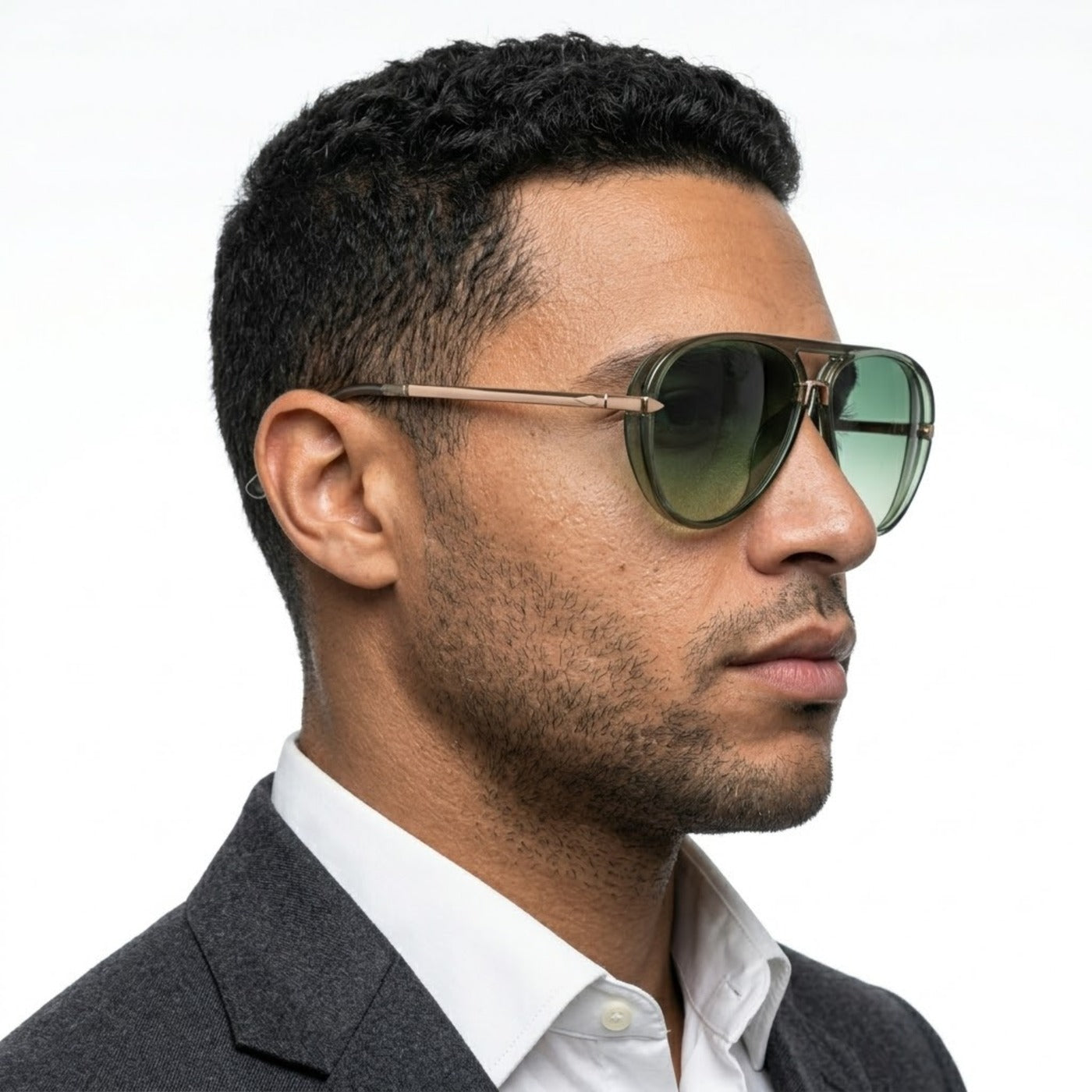 Aviator Sunglasses - Men's Metal Frame Tinted Lenses-Sunglasses-Chaps London-Chaps London
