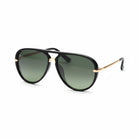 Aviator Sunglasses - Men's Metal Frame Tinted Lenses-Sunglasses-Chaps London-Green Black-Chaps London