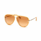 Aviator Sunglasses - Men's Metal Frame Tinted Lenses-Sunglasses-Chaps London-Orange-Chaps London