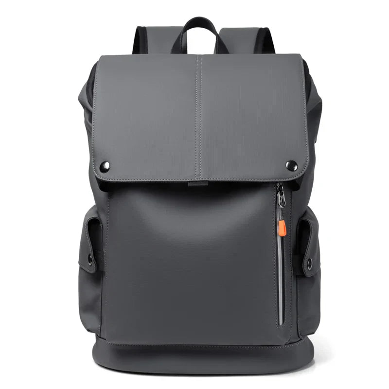 Backpack | Men's Waterproof Laptop Travel Rucksack | USB Charging Port-Backpack-Chaps London-Grey-Chaps London