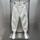 Baggy Joggers - Men's Elastic Waist Comfy Joggers-Joggers-Chaps London-Beige-S-Chaps London