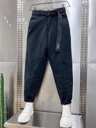 Baggy Pants | Slouchy | Belt | Loose Fit Pants | Men's Pants-Men’s Baggy Pants-Chaps London-Chaps London