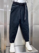 Baggy Pants | Slouchy | Belt | Loose Fit Pants | Men's Pants-Men’s Baggy Pants-Chaps London-Chaps London