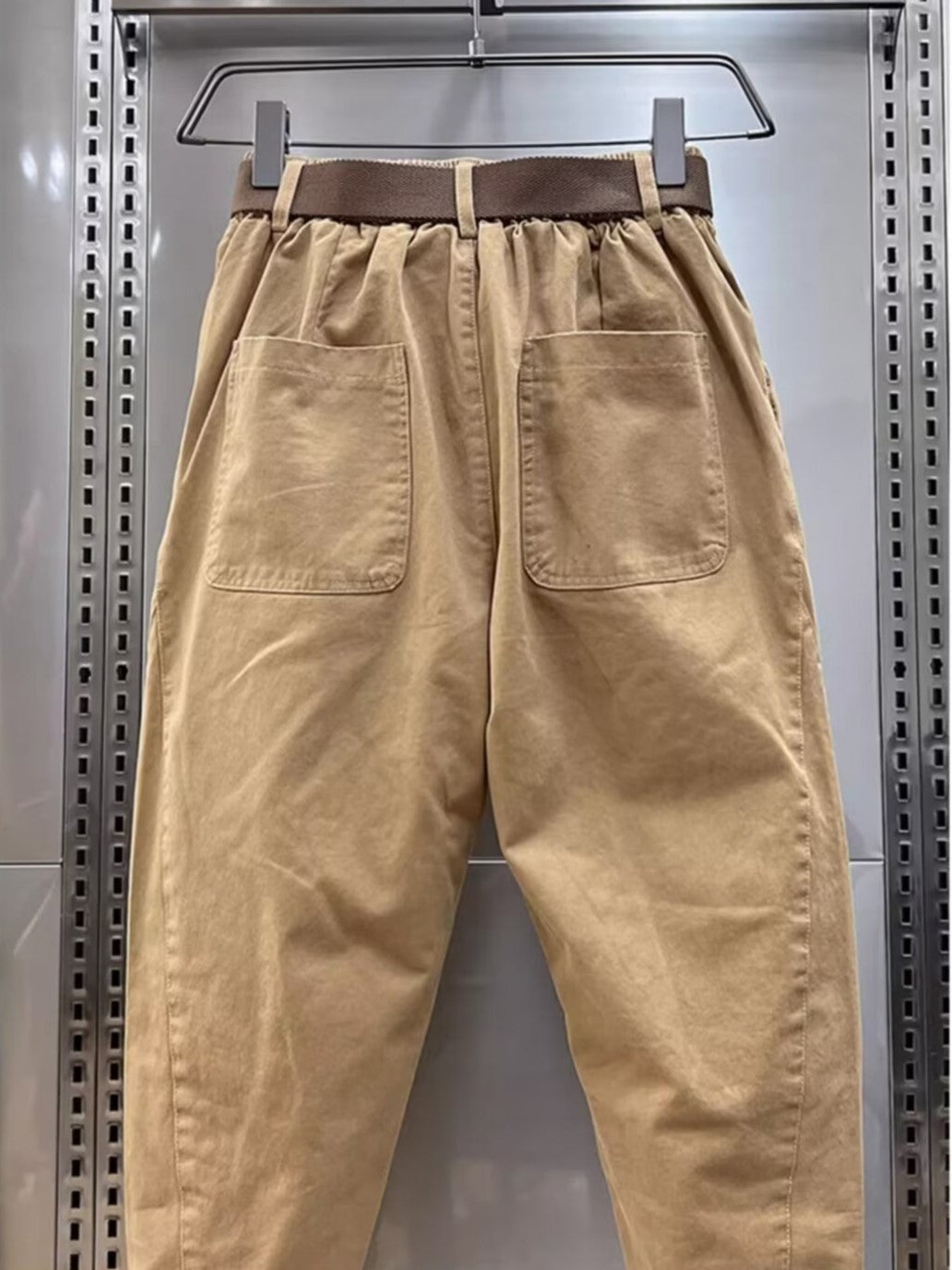 Baggy Pants | Slouchy | Belt | Loose Fit Pants | Men's Pants-Men’s Baggy Pants-Chaps London-Chaps London