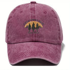 Baseball Cap - Adjustable - Washed - Baseball Hats - Men's Cap-Baseball Cap-Chaps London-Bordeaux-Adjustable-Chaps London