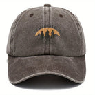 Baseball Cap - Adjustable - Washed - Baseball Hats - Men's Cap-Baseball Cap-Chaps London-Coffee-Adjustable-Chaps London