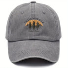 Baseball Cap - Adjustable - Washed - Baseball Hats - Men's Cap-Baseball Cap-Chaps London-Gray-Adjustable-Chaps London