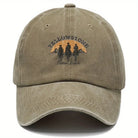 Baseball Cap - Adjustable - Washed - Baseball Hats - Men's Cap-Baseball Cap-Chaps London-Khaki-Adjustable-Chaps London