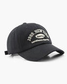 Baseball Cap - Men's Cotton Adjustable Embroidered-Baseball Cap-Chaps London-Black-Chaps London