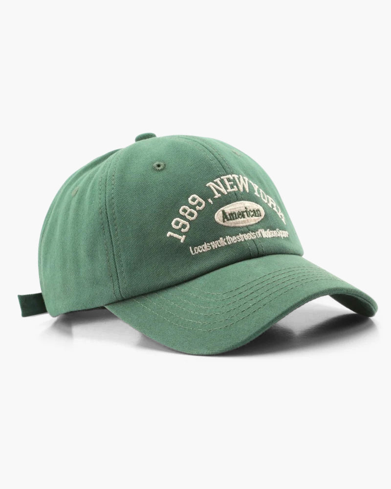 Baseball Cap - Men's Cotton Adjustable Embroidered-Baseball Cap-Chaps London-Green-Chaps London