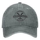 Baseball Cap | Unisex | Washed | Baseball Hats for Men | Men's Cap-Baseball Cap-Chaps London-Gray-One Size-Chaps London