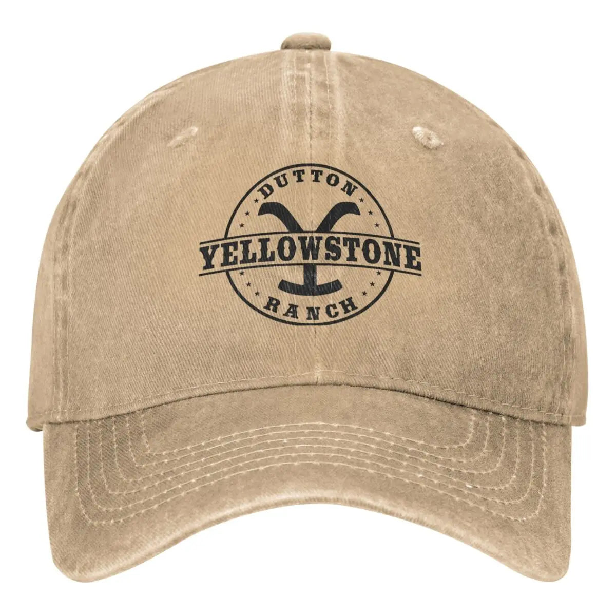 Baseball Cap | Unisex | Washed | Baseball Hats for Men | Men's Cap-Baseball Cap-Chaps London-Khaki-One Size-Chaps London