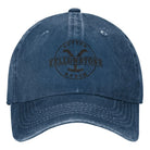 Baseball Cap | Unisex | Washed | Baseball Hats for Men | Men's Cap-Baseball Cap-Chaps London-Navy Blue-One Size-Chaps London