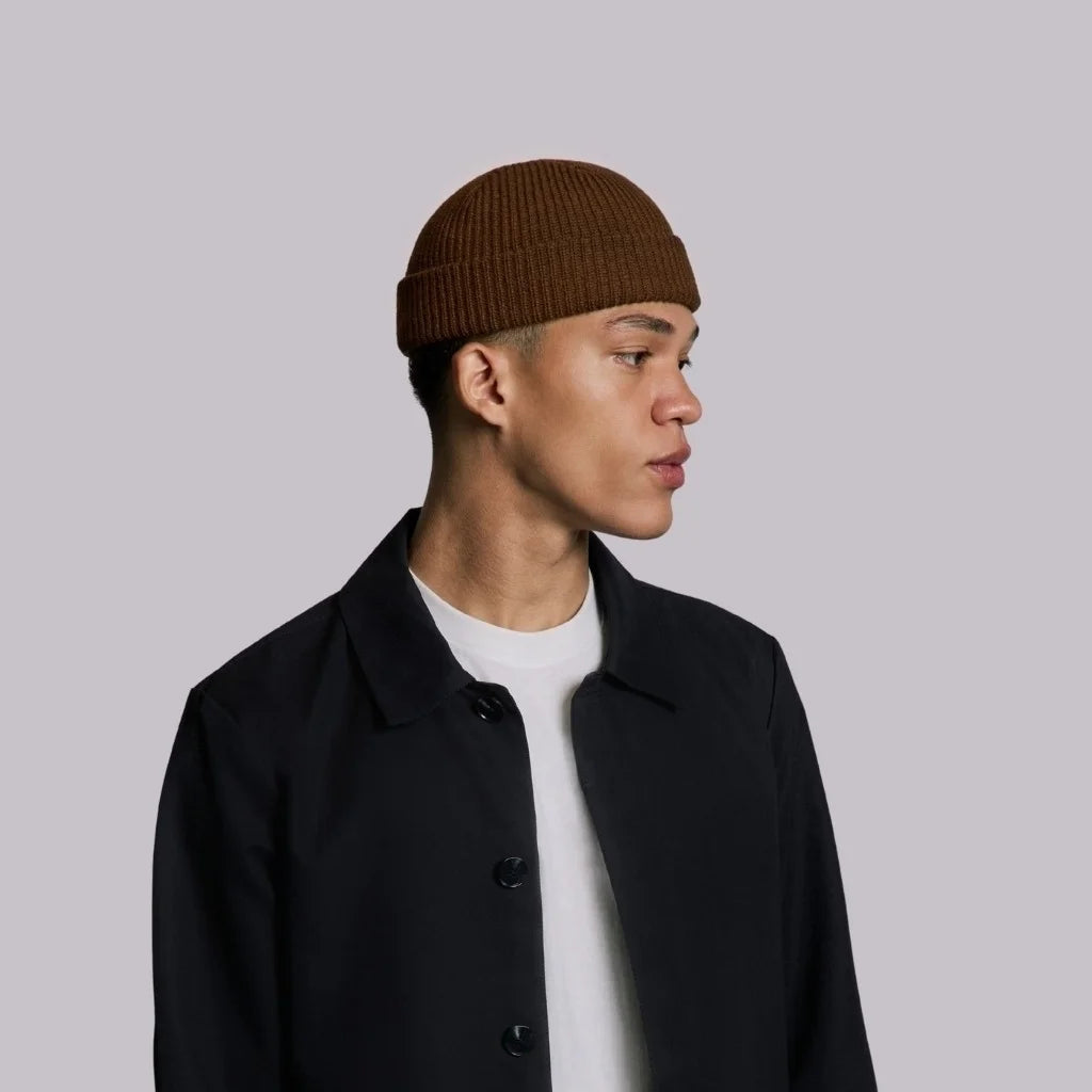 Beanie - Men's Fisherman Docker Ribbed Knit-Beanie-Chaps London-Chaps London