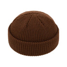 Beanie - Men's Fisherman Docker Ribbed Knit-Beanie-Chaps London-Coffee Brown-Chaps London