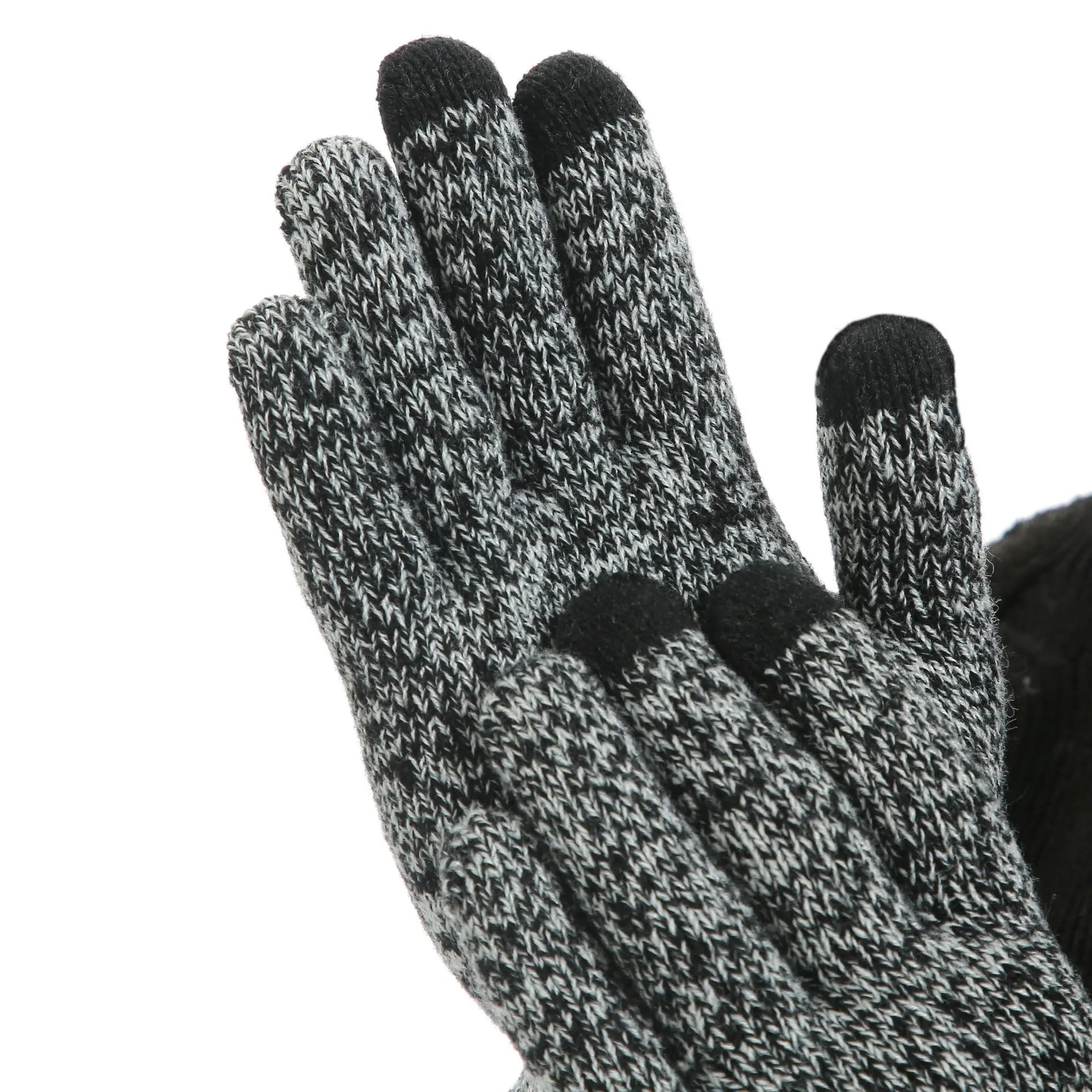Beanie Scarf and Gloves Set - Men's Knitted-Winter Accessory Set-Chaps London-Chaps London