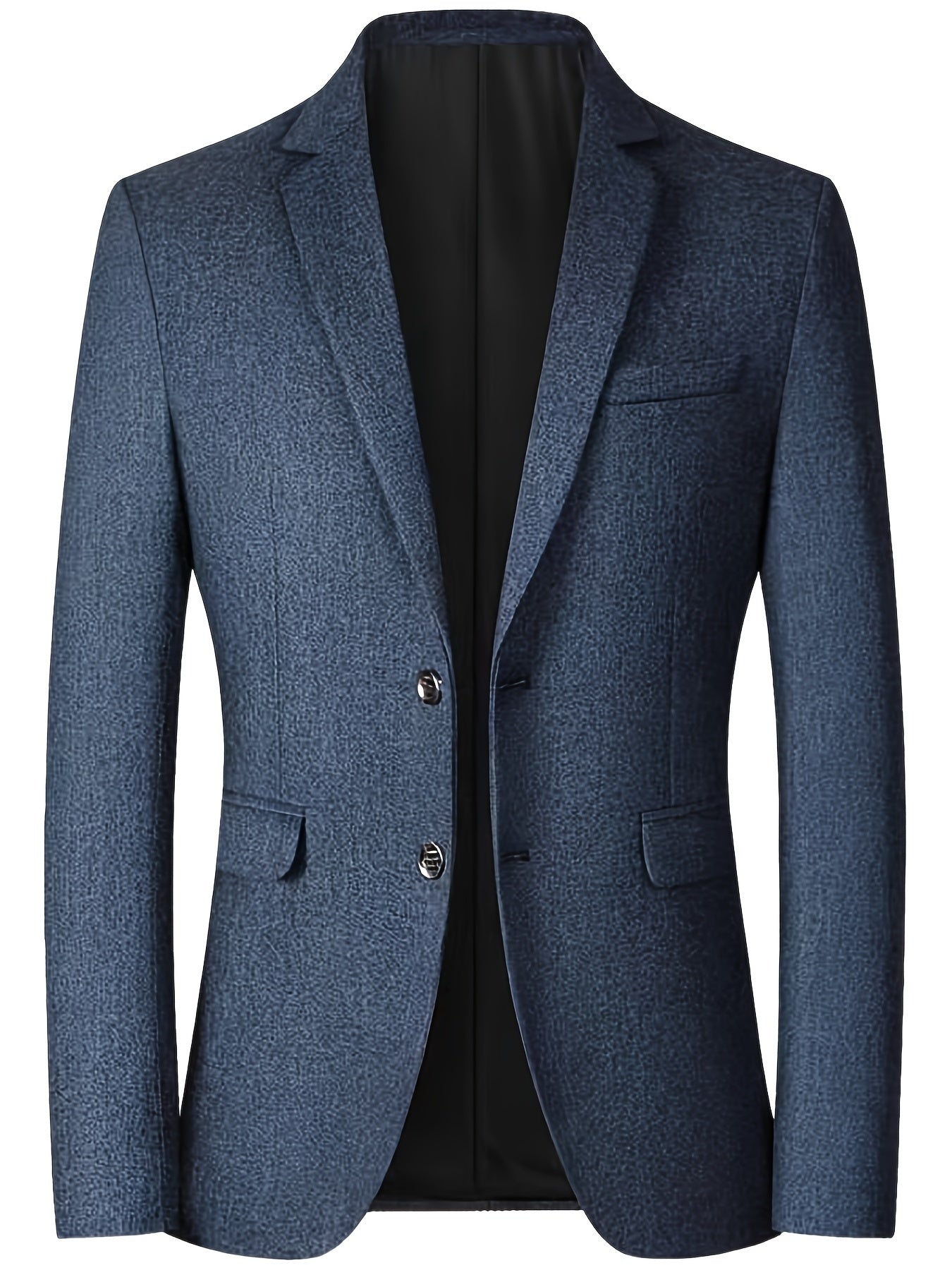 Blazer | Single Breasted | Smart Casual | Blazer Jacket | Men's Blazer-Chaps London-Blue-XS-Chaps London