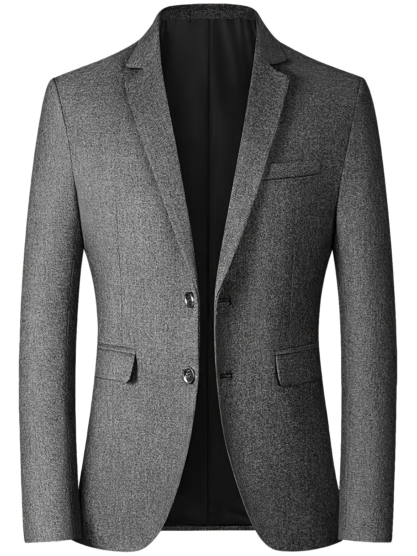 Blazer | Single Breasted | Smart Casual | Blazer Jacket | Men's Blazer-Chaps London-Dark Grey-XS-Chaps London