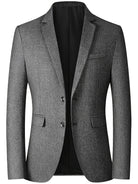 Blazer | Single Breasted | Smart Casual | Blazer Jacket | Men's Blazer-Chaps London-Dark Grey-XS-Chaps London