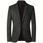 Blazer - Stylish - Single Breasted - Suit Jacket - Men's Clothing-Fashion Men Blazer Single-breasted All-year-Chaps London-Black-XS-Chaps London