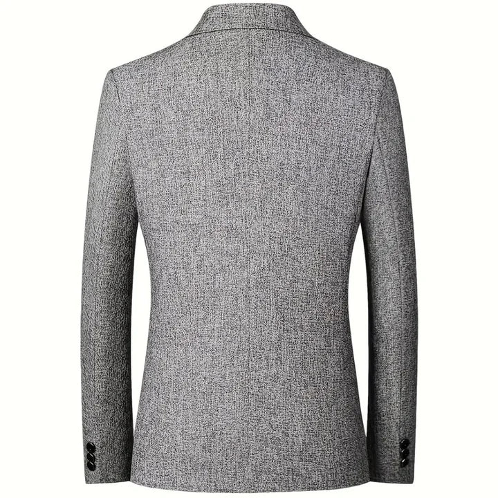 Blazer - Tailored Single Breasted Men's Suit Jacket-Blazers-Chaps London-Chaps London
