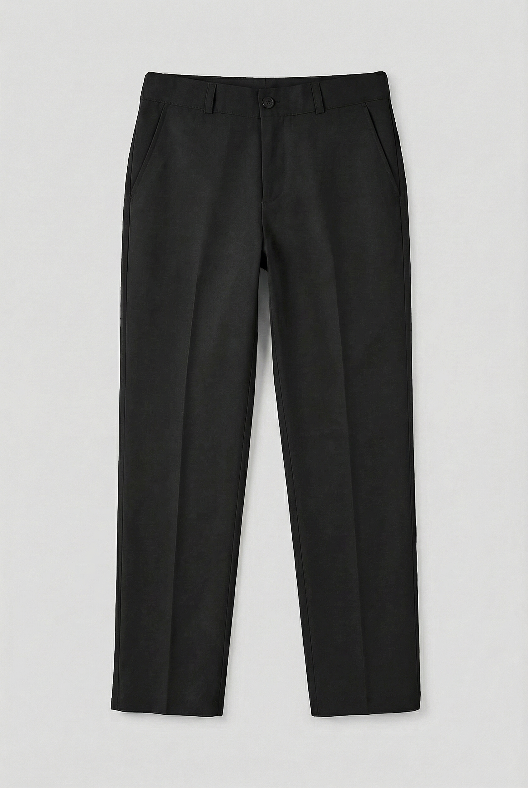 Boys School Trousers | Black Slim Fit | Adjustable Waist-Boys Trousers-Chaps London-Chaps London