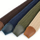 Braided Belt - Men's Woven Stretch Pin Buckle-Belt-Chaps London-Chaps London