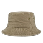 Bucket Hat - Men's Washed Cotton Wide Brim-Bucket Hat-Chaps London-Khaki-Chaps London