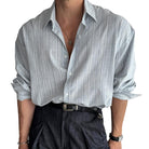 Button-Up Shirt | Casual | Collared | Long Sleeve Shirt | Men's Shirts-Shirts & Tops-Chaps London-Chaps London