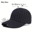Cap - Unisex - Adjustable - Knitted Cap - Men's Cap-Knitted Cap-Chaps London-Chaps London