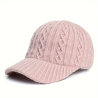 Cap - Unisex - Adjustable - Knitted Cap - Men's Cap-Knitted Cap-Chaps London-Pink-Chaps London