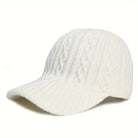Cap - Unisex - Adjustable - Knitted Cap - Men's Cap-Knitted Cap-Chaps London-White-Chaps London