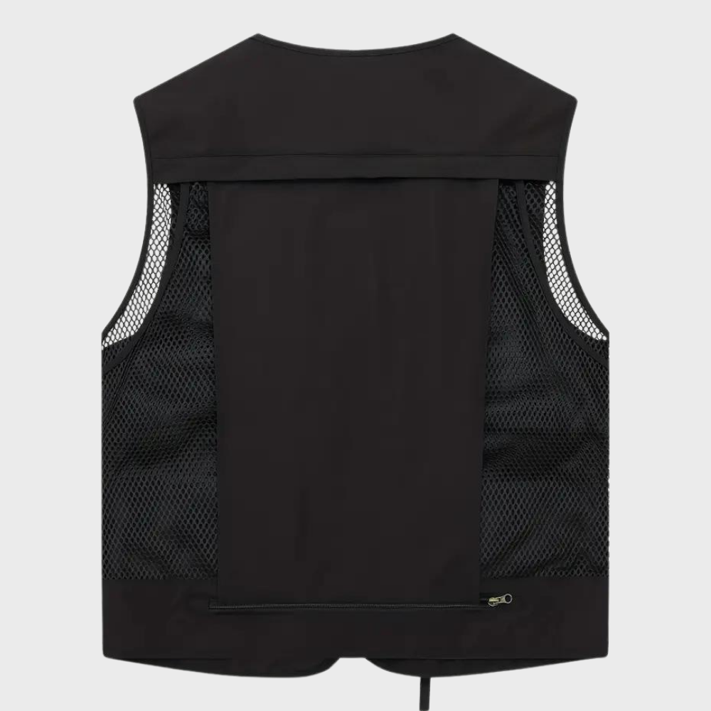 Cargo Gilet - Men's Zip Up with Pockets-Vests-Chaps London-Chaps London