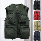 Cargo Gilet - Tactical Zip Up Men's Work Gilet-Men's Cargo Vest-Chaps London-Chaps London