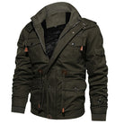 Cargo Jacket - Men's Hooded Fleece Lined Jacket-Men's Cargo Jacket-Chaps London-Chaps London