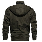 Cargo Jacket - Men's Hooded Fleece Lined Jacket-Men's Cargo Jacket-Chaps London-Chaps London