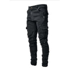 Cargo Jeans - Rugged - Regular Fit - Cargo Pants - Men's Jeans-Chaps London-Black-S-Chaps London