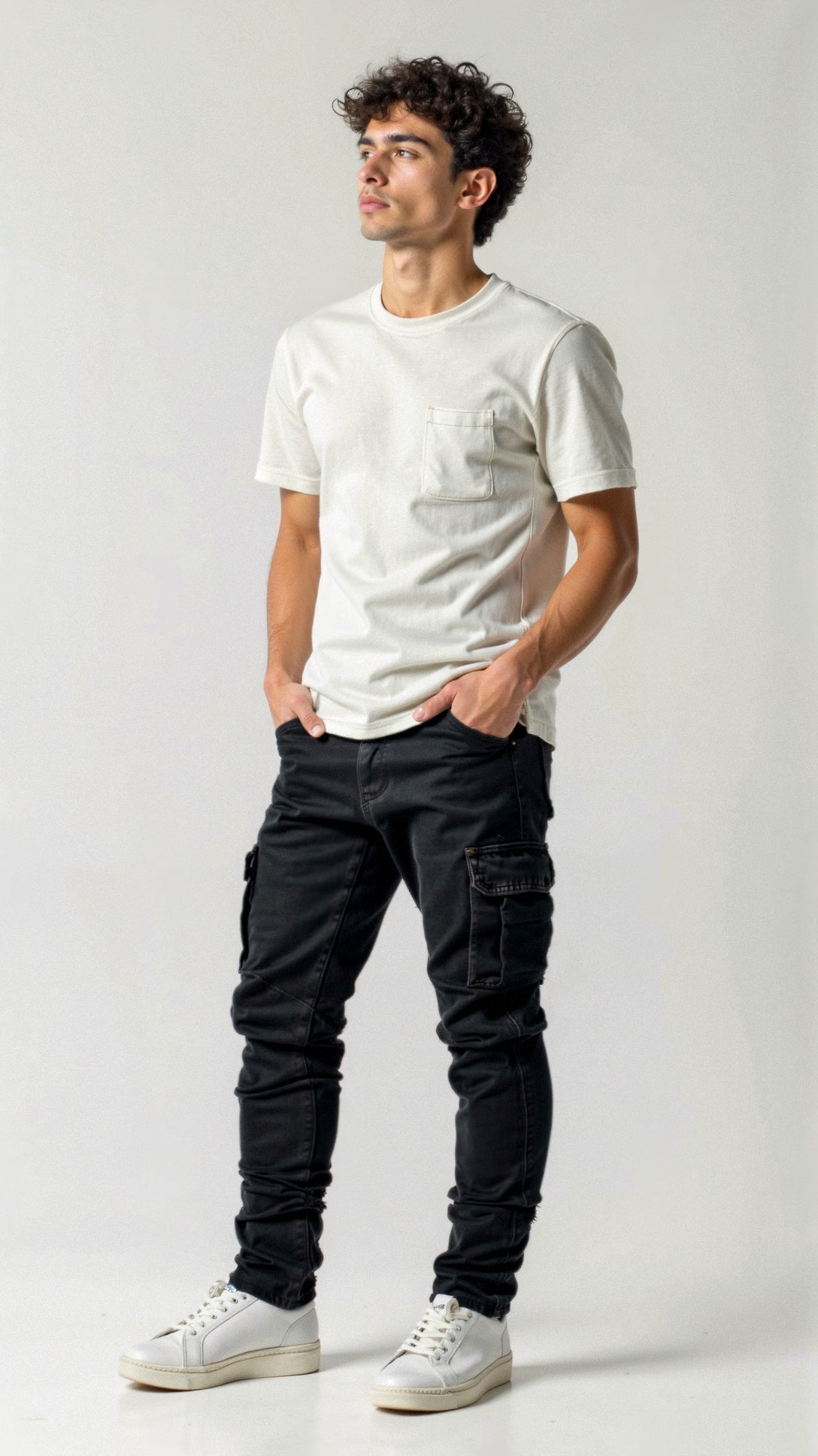 Cargo Jeans | Stretchy | Pockets | Skinny Jeans | Men's Pants-Jeans-Chaps London-Chaps London