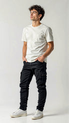 Cargo Jeans | Stretchy | Pockets | Skinny Jeans | Men's Pants-Jeans-Chaps London-Chaps London