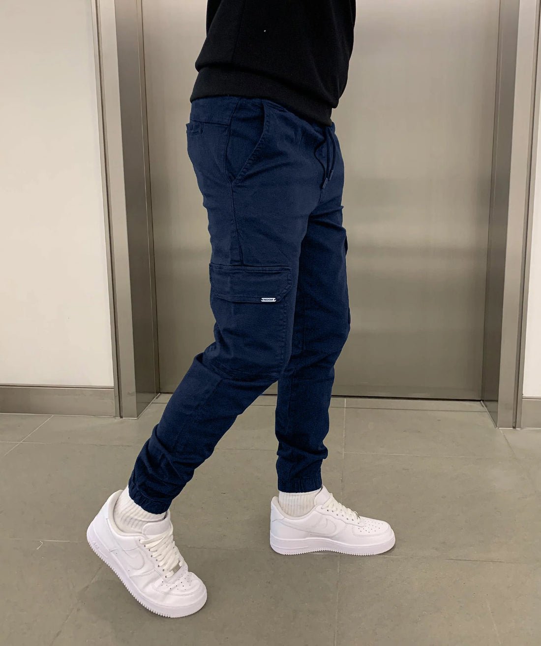 Cargo Joggers | Drawstring | Skinny | Cargo Pants | Men's Trousers-Cargo Joggers-Chaps London-Chaps London