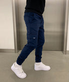 Cargo Joggers | Drawstring | Skinny | Cargo Pants | Men's Trousers-Cargo Joggers-Chaps London-Chaps London