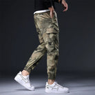 Cargo Joggers - Men's Camouflage Drawstring Skinny Cargo Pants-Chaps London-Chaps London