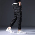 Cargo Joggers - Men's Camouflage Drawstring Skinny Cargo Pants-Chaps London-Chaps London