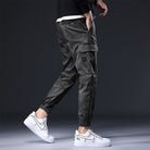 Cargo Joggers - Men's Camouflage Drawstring Skinny Cargo Pants-Chaps London-Chaps London