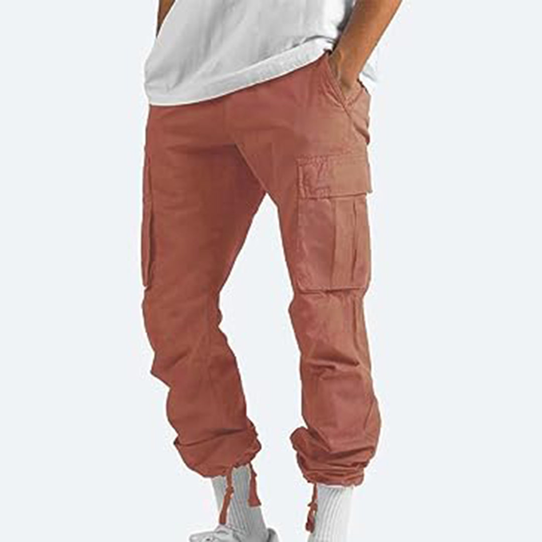 Cargo Pants - Casual - Loose Fit - Straight Leg Cargos - Men's Trousers-Men Summer Pants-Chaps London-Chaps London