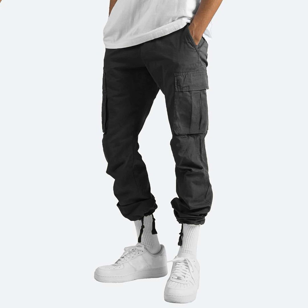 Cargo Pants - Casual - Loose Fit - Straight Leg Cargos - Men's Trousers-Men Summer Pants-Chaps London-Chaps London